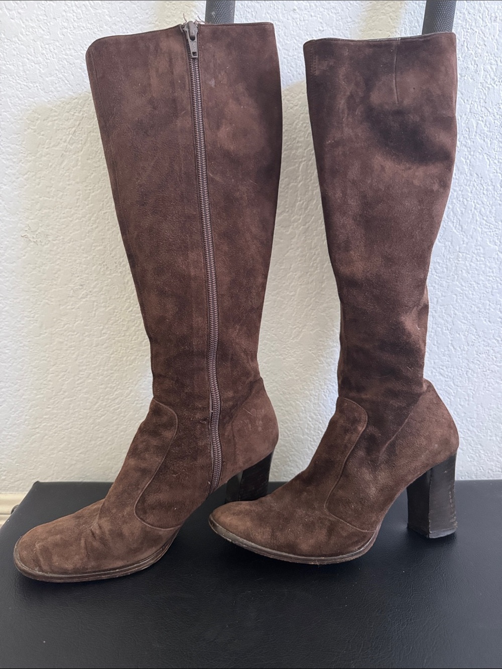 Coca by Maraolo Knee High Boots Brown Suede Made In Italy Size 7.5